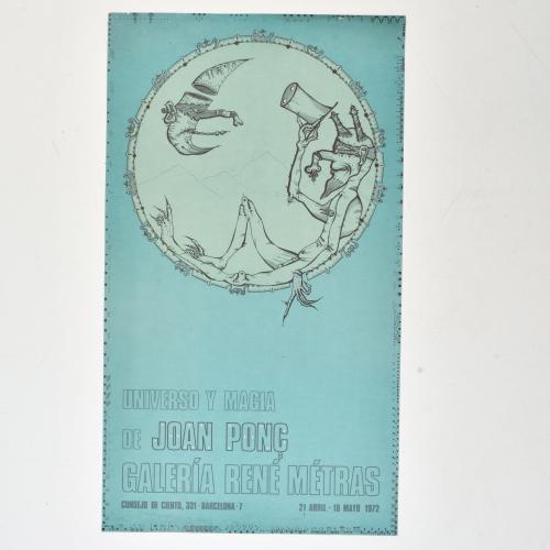 JOAN PONÇ I BONET (1927-1984). Pair of lithographic posters
