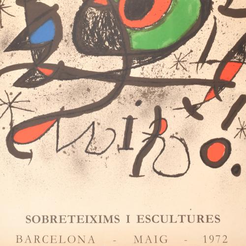 JOAN MIRÓ (1893-1983). Cartel litográfico para la Exposició