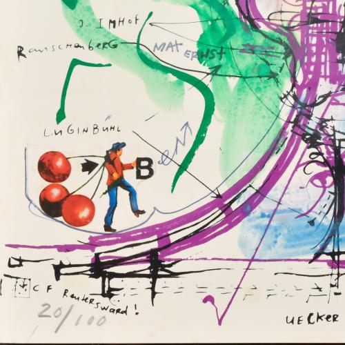 JEAN TINGUELY (1925-1991). Sin título.