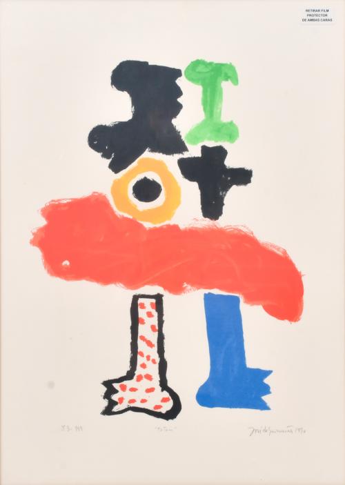 JOSÉ DE GUIMARAES (1939).  “Totem”, 1990.