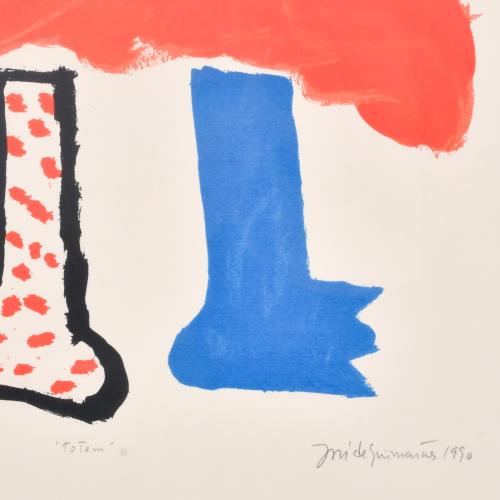 JOSÉ DE GUIMARAES (1939).  “Totem”, 1990.