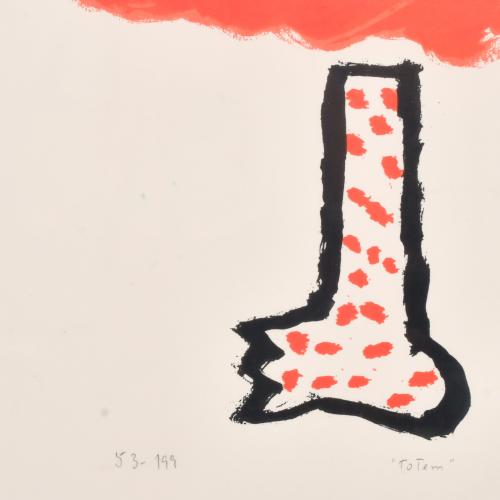 JOSÉ DE GUIMARAES (1939). 'Totem', 1990.