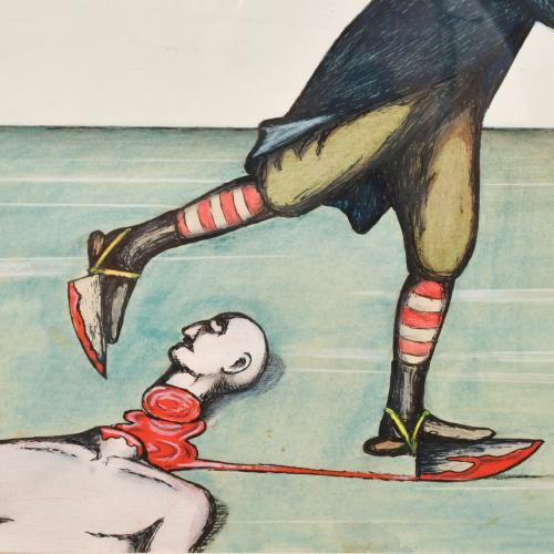 ANDRES RABAGO "OPS" (1947). 'Skater'.