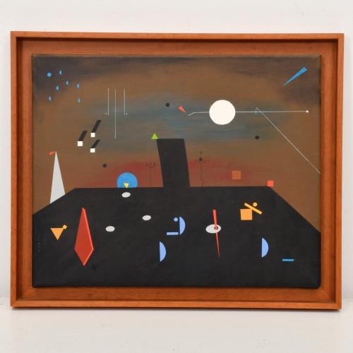 CHARLES METRAS (1962).  "Geographie du reve inquiet", 2004.