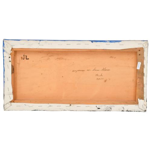 CHARLES METRAS (1962).  "Composición con luna blanca", 2008.