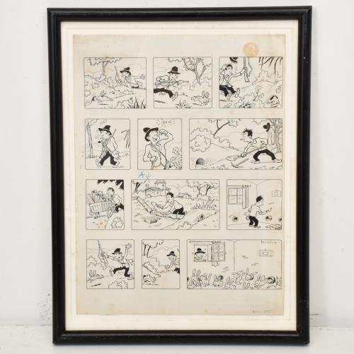MARINO BENEJAM FERRER (1890-1975).  Ilustración para viñeta