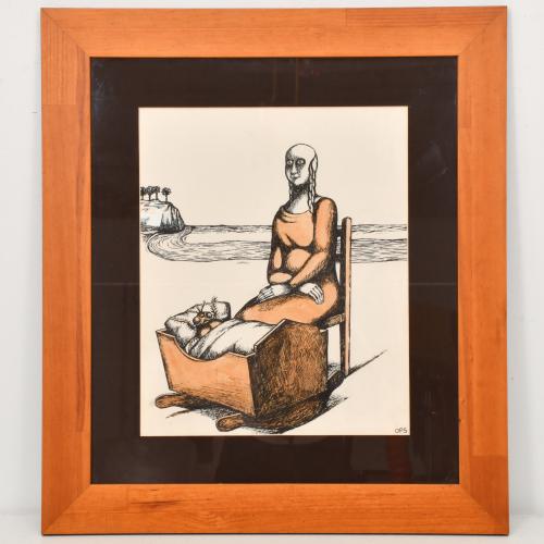 ANDRES RABAGO "OPS" (1947). Untitled.