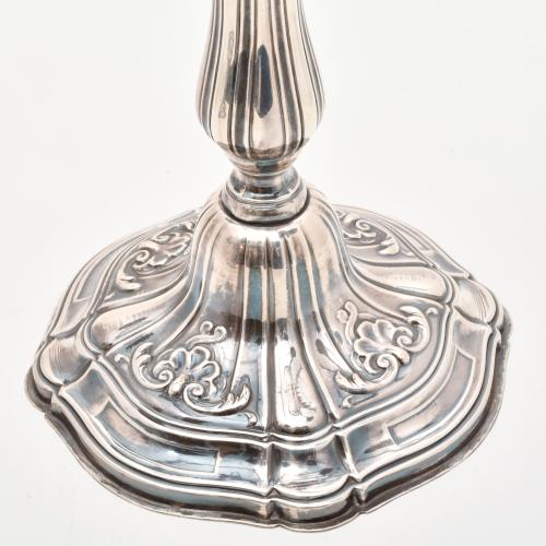 Pair of Peruvian candelabra, 20th century.