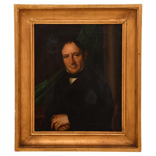 ESCUELA ESPAÑOLA, SIGLO XIX. "Retrato de Don José Nogués Ta