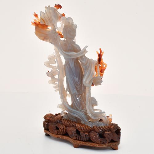 ESCUELA CHINA, SIGLO XX. "Guanyin". 