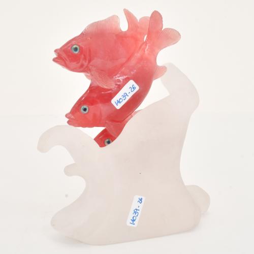 ESCUELA DE IDAR-OBERSTEIN, SIGLO XX.   "Peces koi".