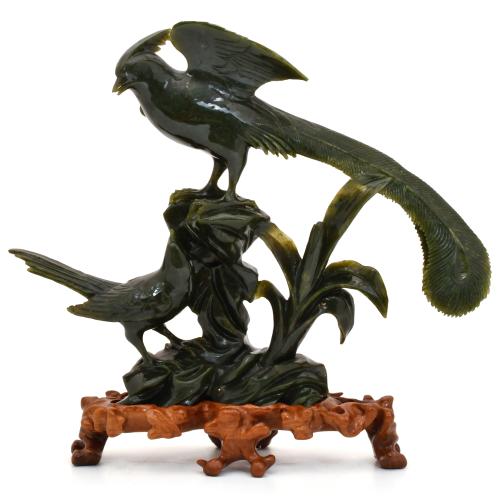 ESCUELA CHINA, SIGLO XX. "Aves en enramada".