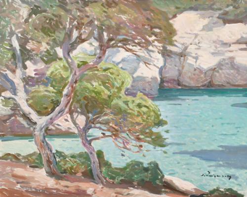 JOSEP PUIGDENGOLAS BARELLA (1906-1987). "Costa Brava".