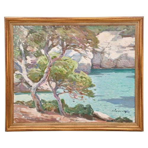 JOSEP PUIGDENGOLAS BARELLA (1906-1987). "Costa Brava".