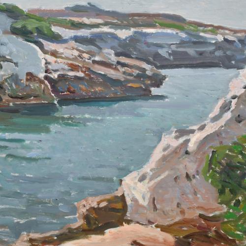 JOSEP PUIGDENGOLAS BARELLA (1906-1987). "Costa de Menorca".
