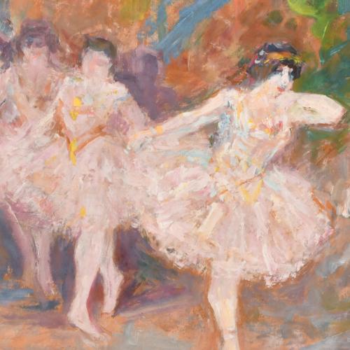 PERE YSERN ALIÉ (1875/76-1946). “Bailarinas”.