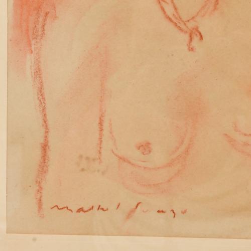 JOSEP MARIA MALLOL SUAZO (1910-1986). “Retrato joven”.