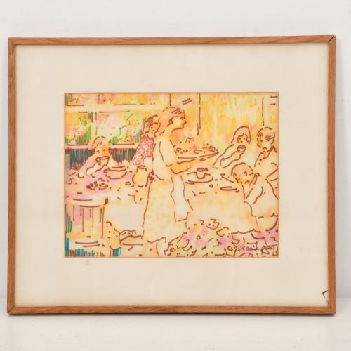 PEDRO PLANA PUIG (1927). “A taula”.