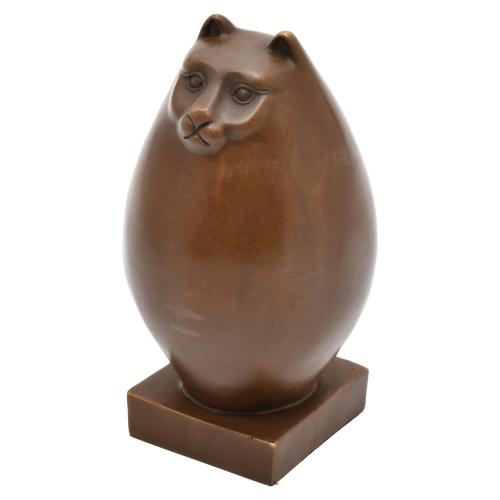 SIGUIENDO MODELOS DE FERNANDO BOTERO (1932 - 2023).  Gato.
