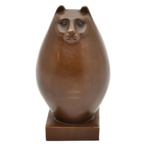 SIGUIENDO MODELOS DE FERNANDO BOTERO (1932 - 2023).  Gato.