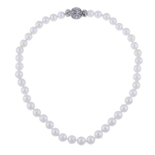Collar de perlas.