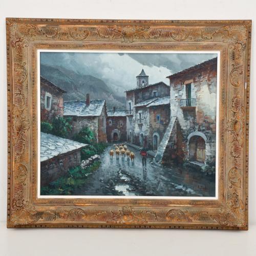 AGUSTÍN PARDO (1949). "Paisaje Pirineo".