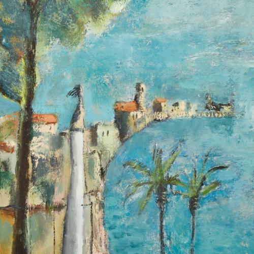 DIDIER LOURENÇO (1968).  'Village in Costa Brava'.
