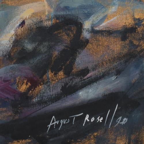 AUGUST ROSELL (1951).  ‘Santa Maria della Salute’, Venice.