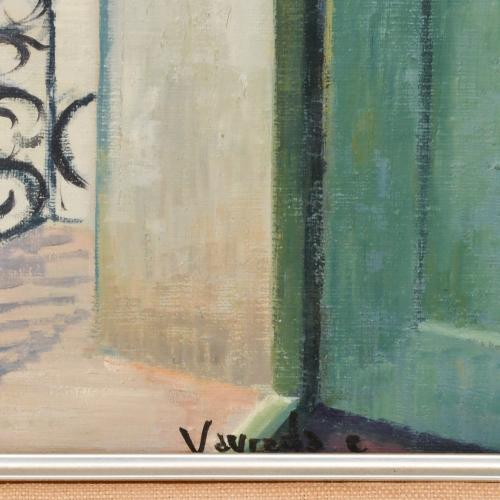 JOSEP M. VAYREDA CANADELL (1932-2001). "Vista de playa desd