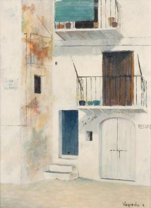 JOSEP M. VAYREDA CANADELL (1932-2001). "Balcones".
