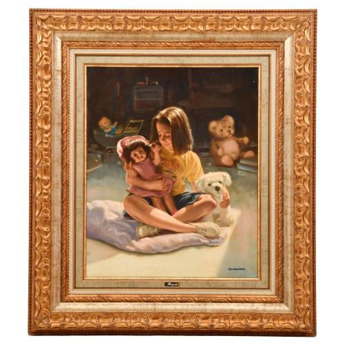 JUAN IGNACIO BURGUETE ALBALAT (1933/45?).  "Amigas".