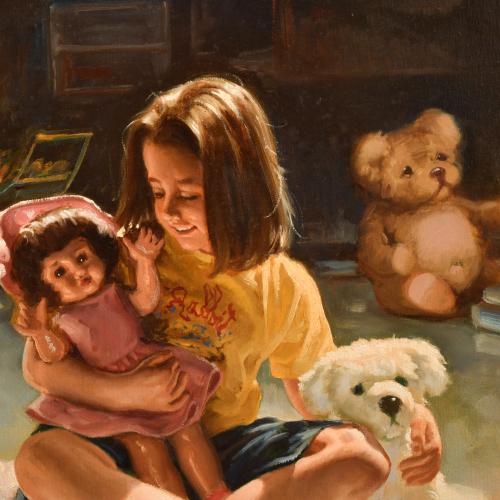 JUAN IGNACIO BURGUETE ALBALAT (1933/45?).  "Amigas".