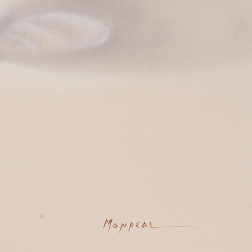 PACO DE MONREAL (1958).  Pareja de naturalezas muertas con 