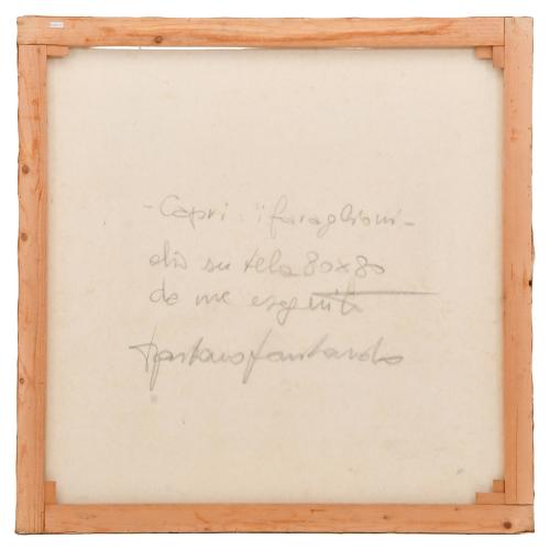 ESCUELA ITALIANA, SIGLO XX-XXI. "Capri i Faraglioni".
