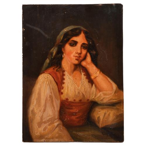ESCUELA ESPAÑOLA, SIGLO XX. "Gitana".
