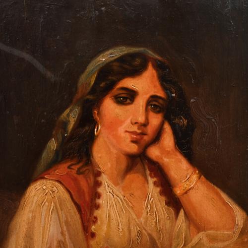 ESCUELA ESPAÑOLA, SIGLO XX. "Gitana".