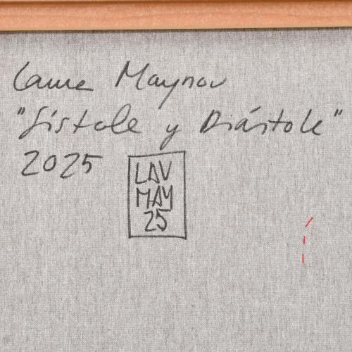 LAURA MAYNOU (1969).  'Sístole y diástole', 2025.