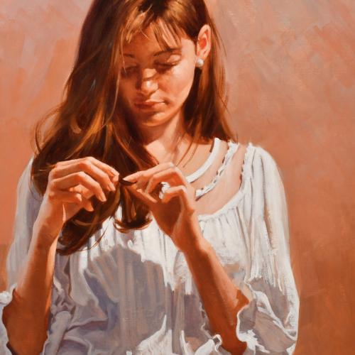 ENRIC TORRES PRATS (1940). "Joven de blanco".