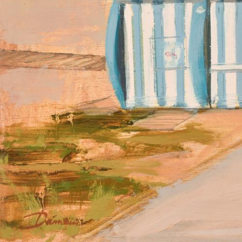 ESCUELA ESPAÑOLA, SIGLO XX-XXI. "Paseo marítimo y playa".