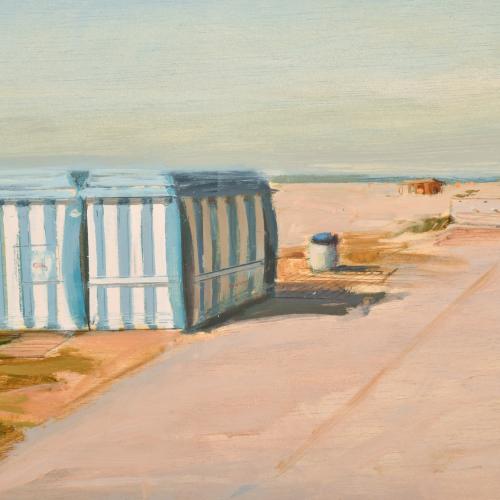 ESCUELA ESPAÑOLA, SIGLO XX-XXI. "Paseo marítimo y playa".