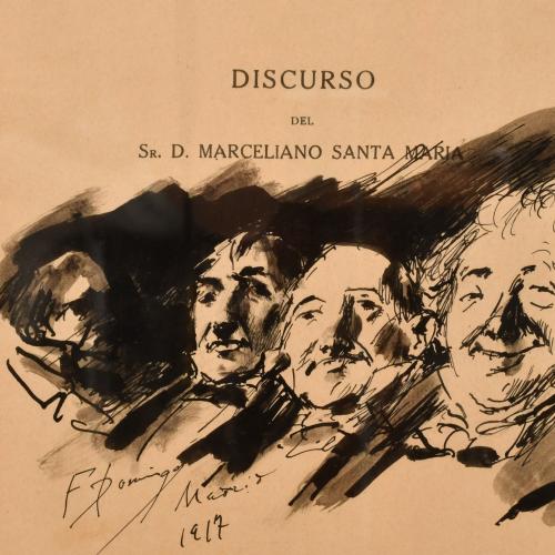 FRANCISCO DOMINGO MARQUÉS (1842-1920). "Retratos masculinos