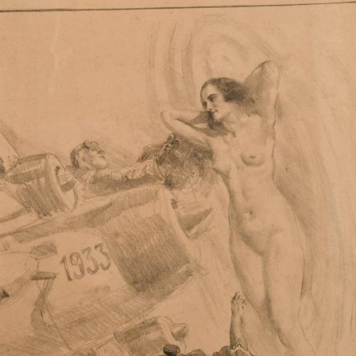 LUCIEN HECTOR JONAS (1880-1947).  "Bonne Année", 1932-1933.
