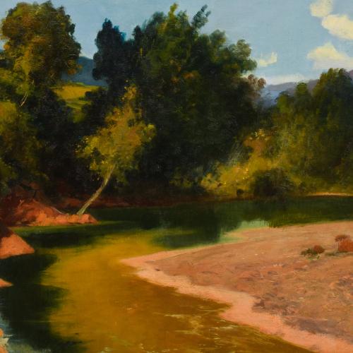 ANTONI ROS I GUELL (1873-1954) 'Landscape'.