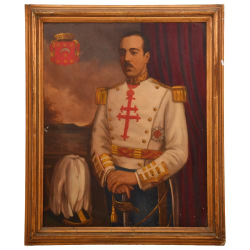 ESCUELA ESPAÑOLA, SIGLO XX. "Retrato masculino de Felipe de