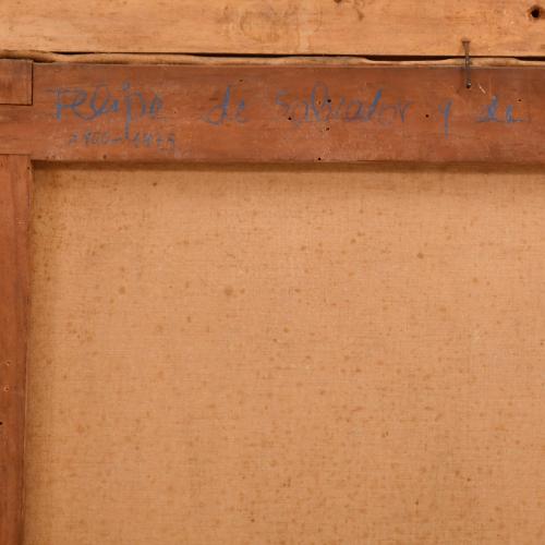 ESCUELA ESPAÑOLA, SIGLO XX. "Retrato masculino de Felipe de
