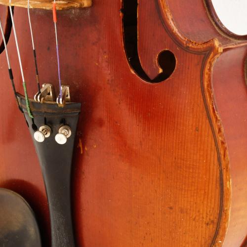 H. EMILE BLONDELET (1875-1928). Violín, 1923.