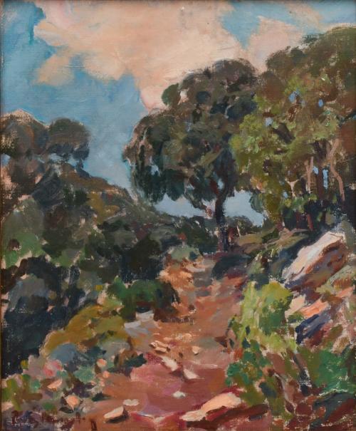 JOSEP PUIGDENGOLAS BARELLA (1906-1987). "Paisaje".