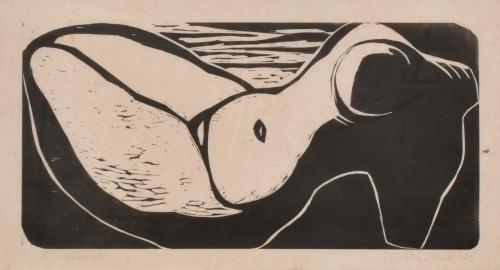 HARRY FRÄNKEL (1911-1970).  "Desnudo femenino", 1953.
