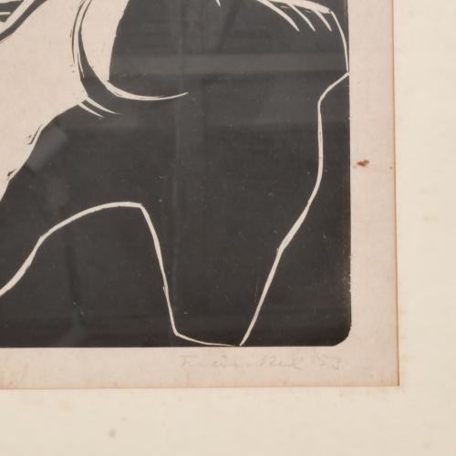 HARRY FRÄNKEL (1911-1970).  'Female nude', 1953.