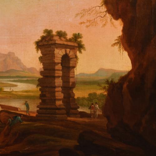 ESCUELA ALEMANA, SIGLO XIX. "Vista del Pont del Diable de M